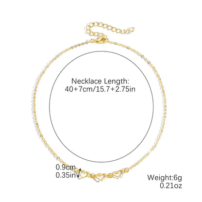 Heart-shaped Necklace Couple Gifting Advanced All-match