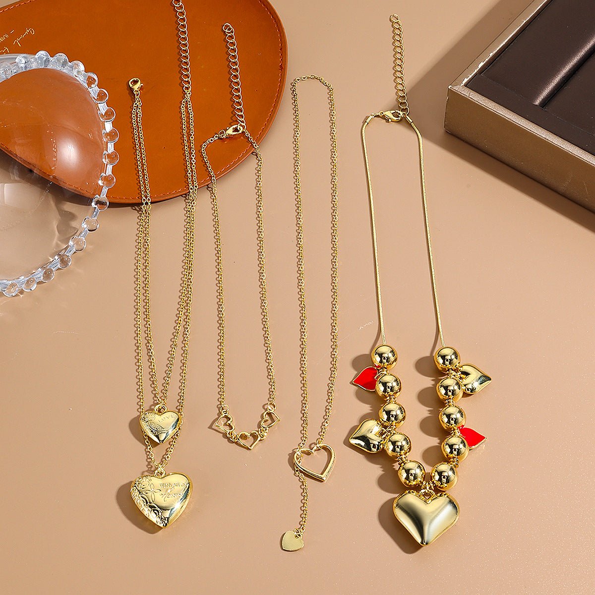 Heart-shaped Necklace Couple Gifting Advanced All-match